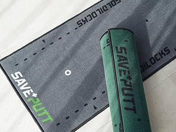 SAVE PUTT ゴルフ パター練習マット Amazon | GOLDILOCKS(ゴルディロックス) SAVE PUTT Practice Mat